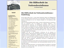 Tablet Screenshot of hilfsschule-im-nationalsozialismus.de